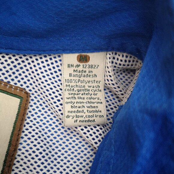 Tallwoods Element Wear Men's Size Medium Royal Blue Short Sleeves Shirt - Picture 4 of 9